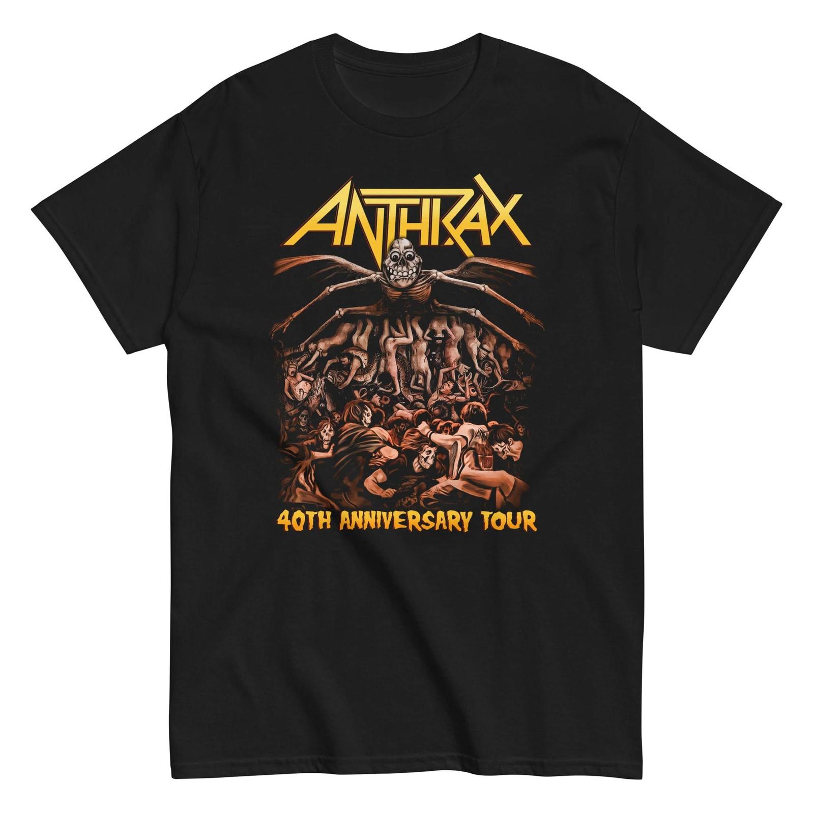 Anthrax - 40th Anniversary Tour T Shirt L
