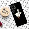 Cartoon Funny Goose Case For Samsung Galaxy S24 FE S21 S22 S23 S25 Ultra S9 S10 Plus S20 FE S25 FE Phone Cover