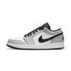 Jordan Air Jordan 1 Abrasion Resistant Abrasion Resistant Low top Vintage Basketball Shoes Unisex Black 553558-030(Team210-)