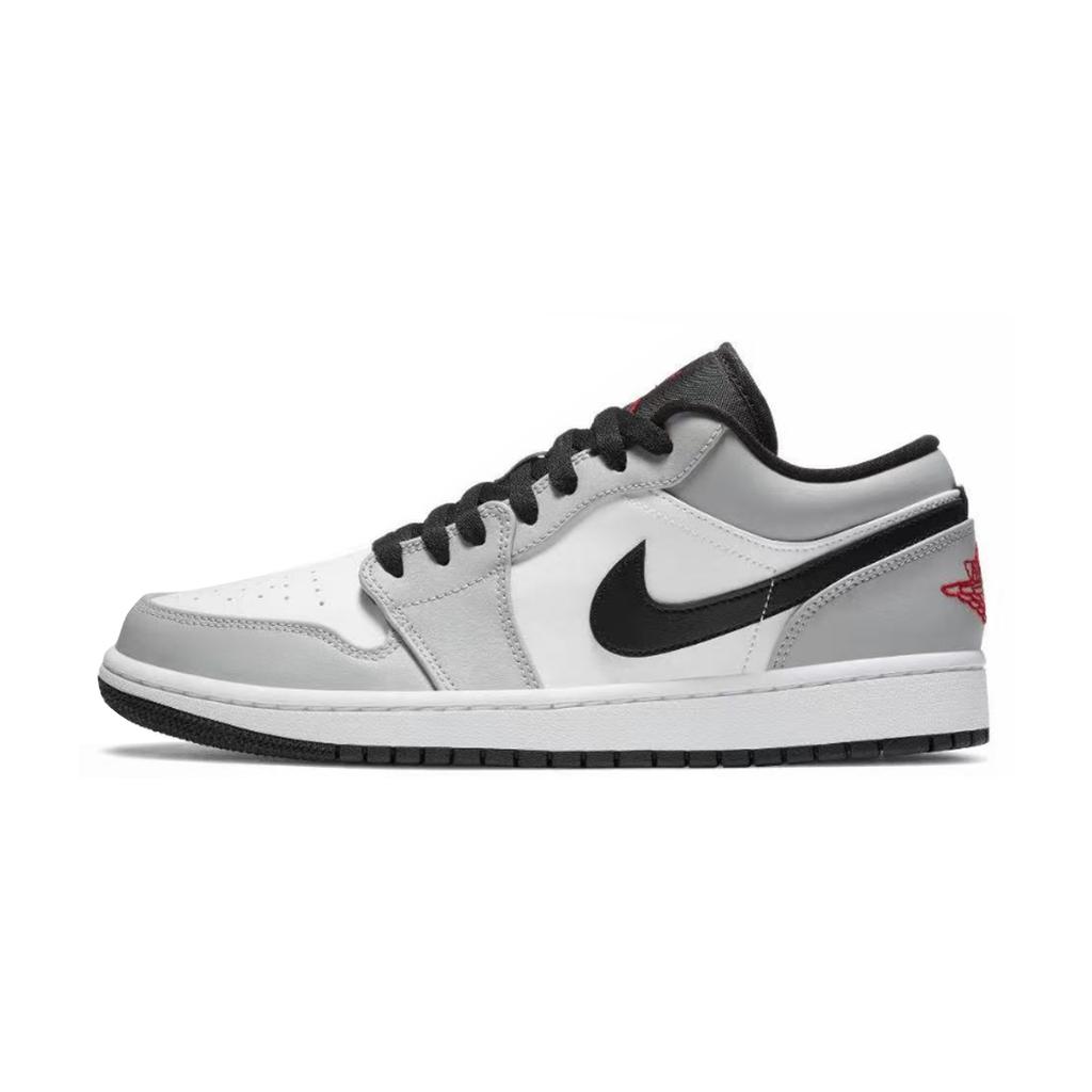 Jordan Air Jordan 1 Abrasion Resistant Abrasion Resistant Low top Vintage Basketball Shoes Unisex Black 553558-030(Team210-)