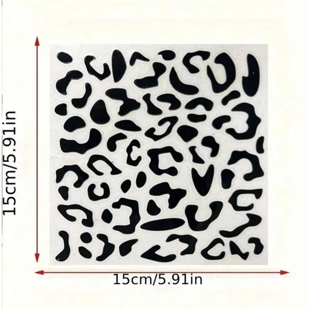 Adesivo in Vinile PVC Stampa Leopardo Decorazione Murale Adesivi Fai da Te per Auto Specchietto Retrovisore Auto