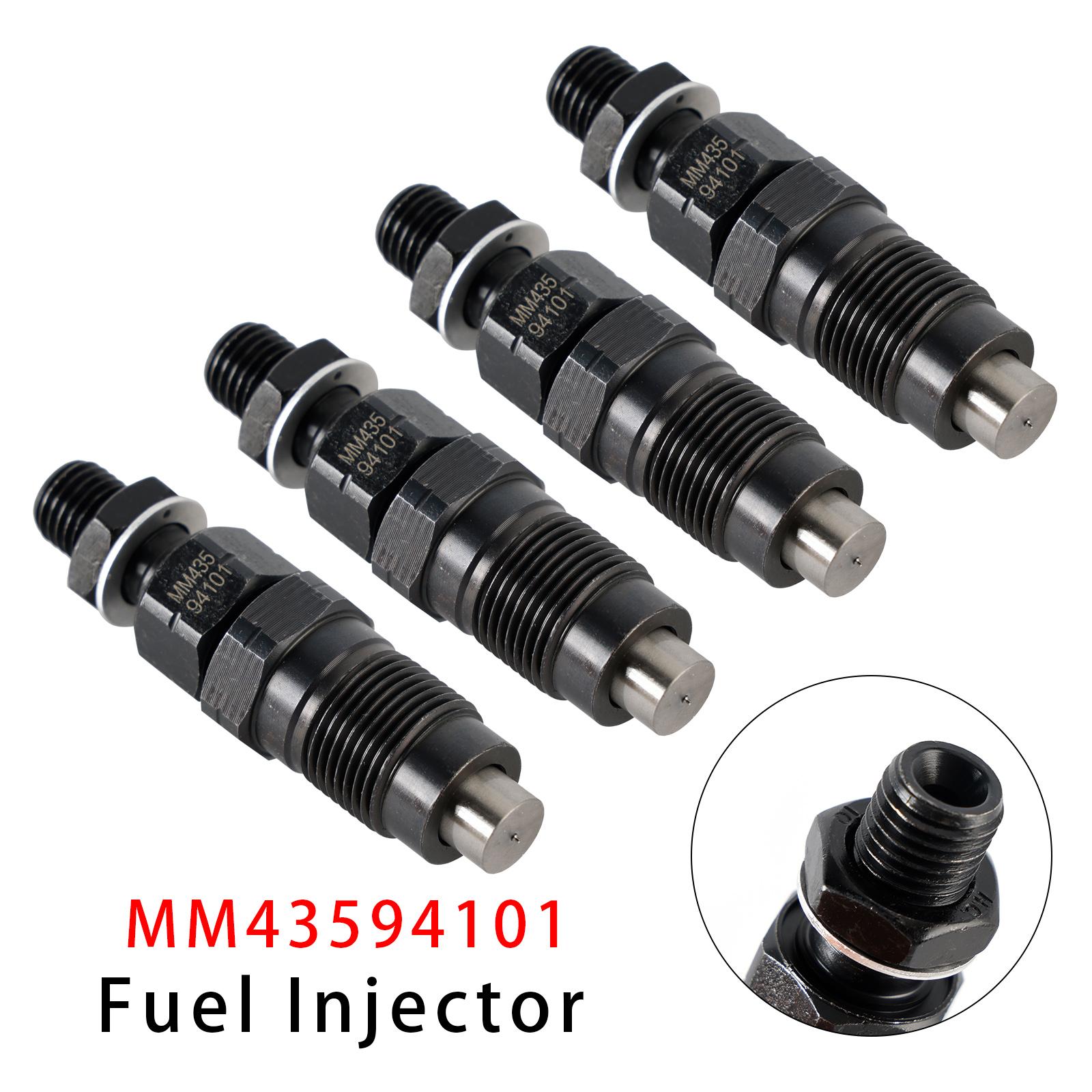 

4Pcs Fuel Injector For Mitsubishi L2E L3E S3L S4L S4L2 Engine MM43594101