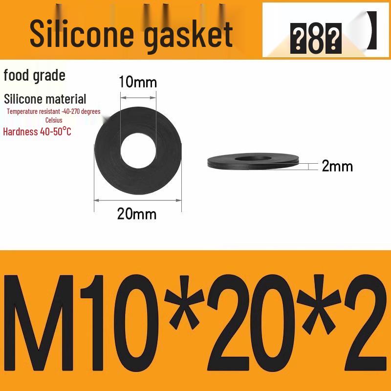 Silicone High-Temp Waterproof Gasket & Shock Absorbing Seal Pad