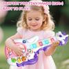 Unicorn Shape Kids Music Learning Guitar, Safe Material, Multiple Functions, Make Learning More Interesting