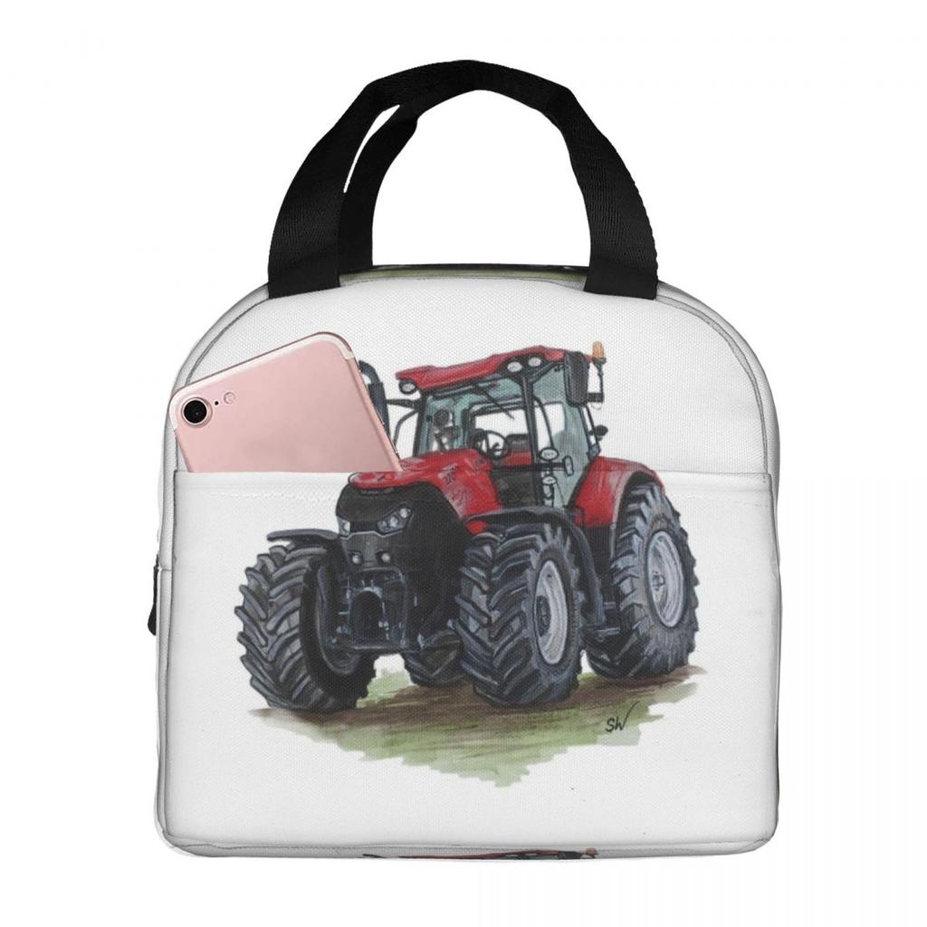 Fendt Traktor Isolierte Lunchtasche für Damen Büro-Kühltasche Thermische Lebensmittelbox Tragetasche Auslaufsichere Lunchboxen Behälter