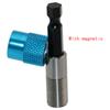 1/4" Bit Receiver; Hex Shank Magnetic Drill Bit Screw Bit Receiver Quick Release Magnetic Drill Bit for Electric Drill Screws