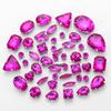 Mixed 50 Rhinestones Single Claw Glass Hand Sewing Drill Claw Drill DIY Wedding Decoration Clothing Crystal Buckle Rhinestone Sew on Beads