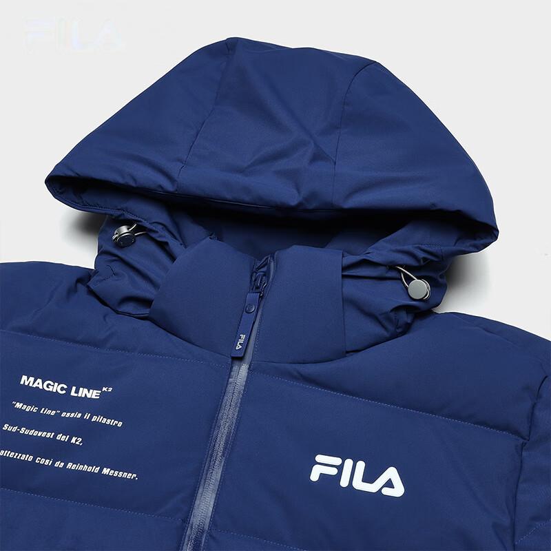 New FILA ORIGINALE Down Jacket Women's Deep Cobalt Blue F51M449901A-BU
