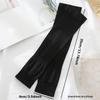 3 Pairs Unisex Arm Sleeves Summer Ice Fiber, Breathable Lightweight UV Sun Protection, Elastic Seamless Fit White Grey Black