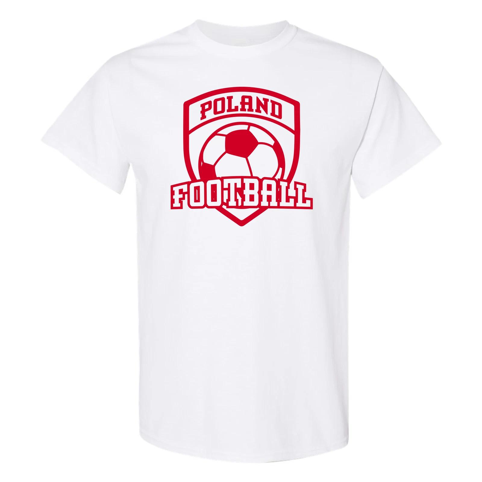 Poland Football - Soccer Sports T Shirt - White M