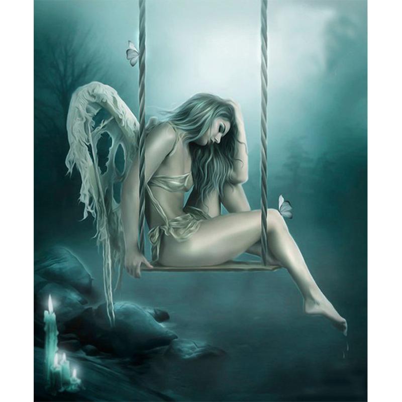 Angels And Demons Paint 5D Arts And Crafts For Adult Diamond Painting Art Full Kit Figure Abstract Jewel Cross Stitch