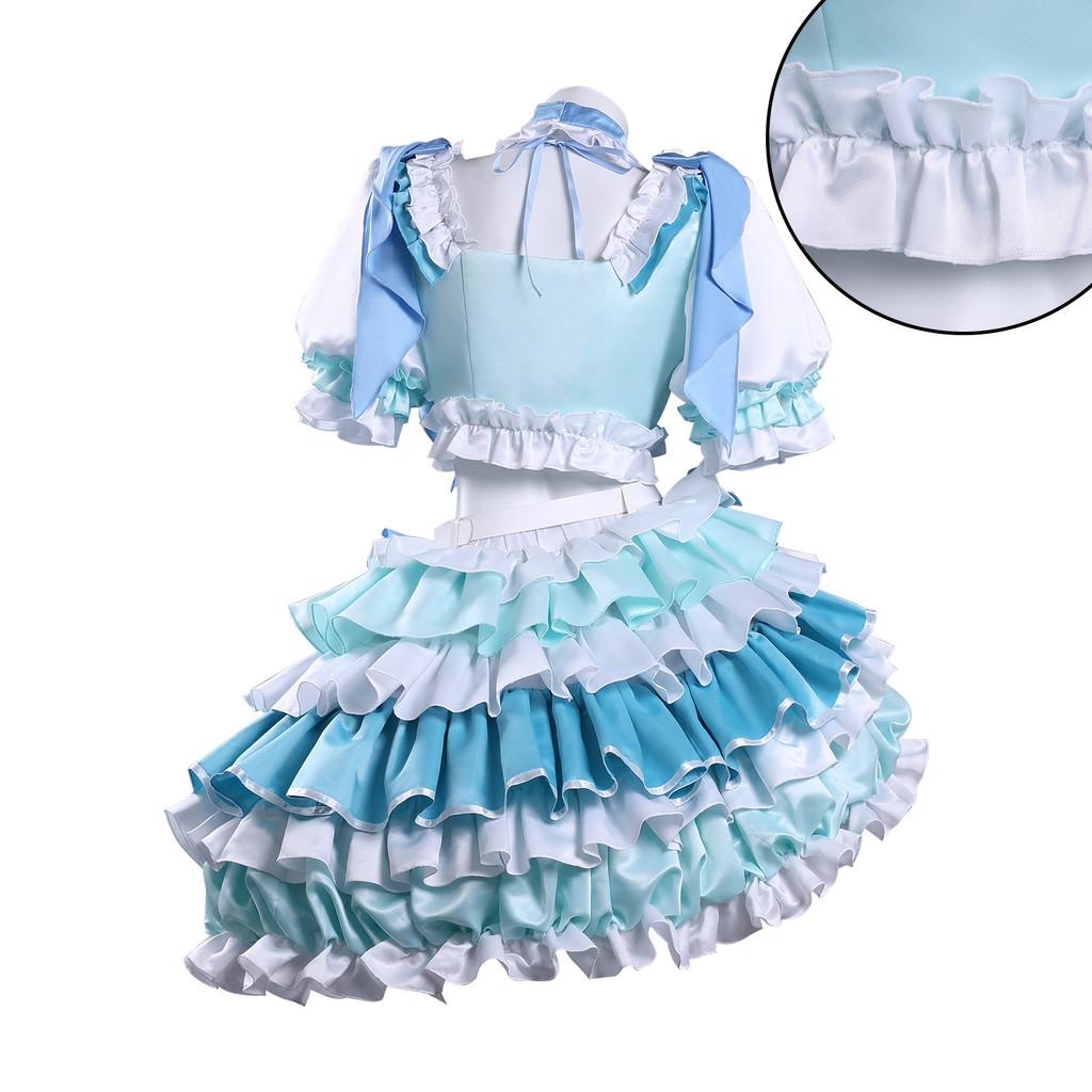 Magia Girl Puella Magi Madoka Magica Cosplay Costume With Wig For Anime Fans