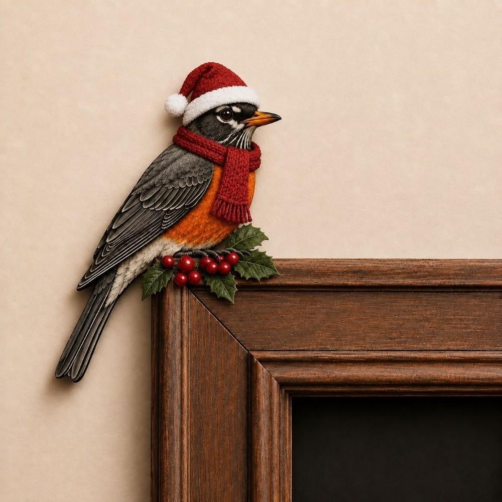 Modern Door Corner Pendant Wooden Animal Door Sign Gate Top Decoration Owl Door Frame Gift