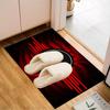 Milan Football club Printed Office Carpet Chair Cushion  Entryway Rug, Rugs for Living Room, Bedroom Christmas gifts