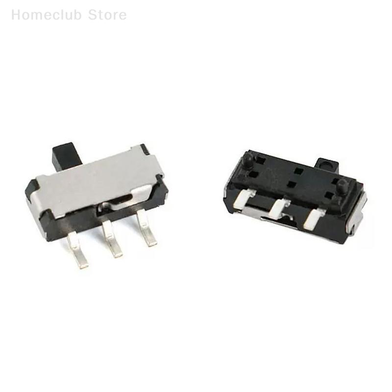 10Pcs 3 Pin Mini Slide Switch On-OFF 2 Position Micro Slide Toggle Switch Miniature Horizontal Slide Switches
