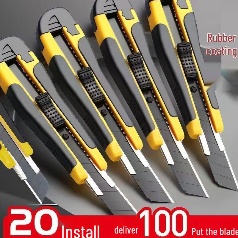 Cardboard Cutter Utility Knife with Replaceable Blade for Wallpaper, Hardware, Engraving, and Unboxing.