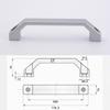 Aluminum Alloy Drawer Handle LS520U LS06 for Cabinets and Equipment