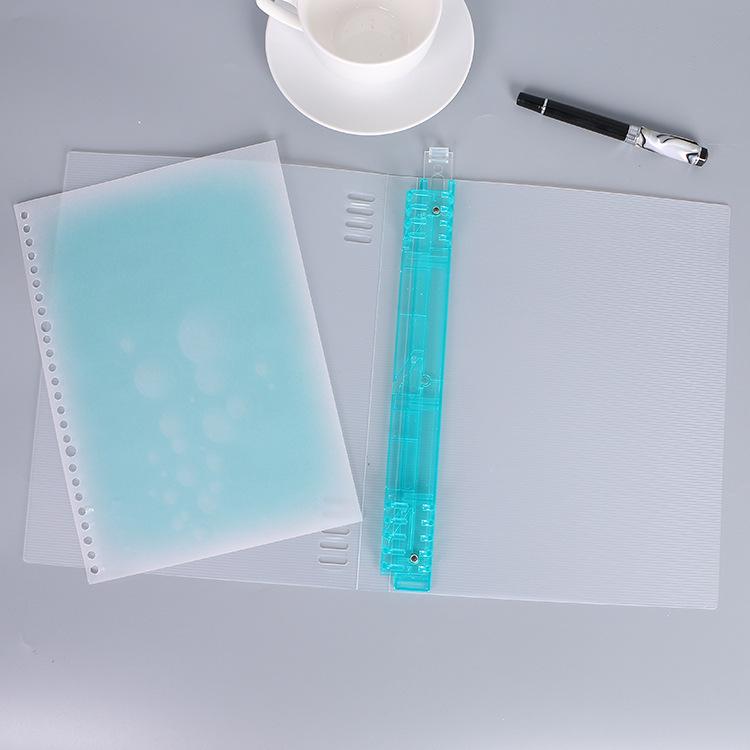 Four-color Light Color Stationery PP Plastic Loose-leaf Notebook Cover Custom B5 Loose-leaf Coil Hand Account Shell