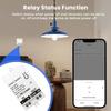 Tuya Smart Dry Contact Zigbee WiFi Switch Module Smart Home DIY Breaker Relay DC 8-40V AC 85-265V Works with Alexa Google Home