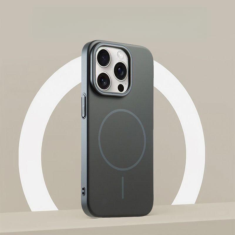 Silikonový kryt na telefon pro Apple iPhone 16 Pro Max - Hladký na dotek MagSafe Nárazuvzdorný Kreativní Plné krytí pro iPhone 16/15/14/13/12/11/Pro/Plus/Pro Max