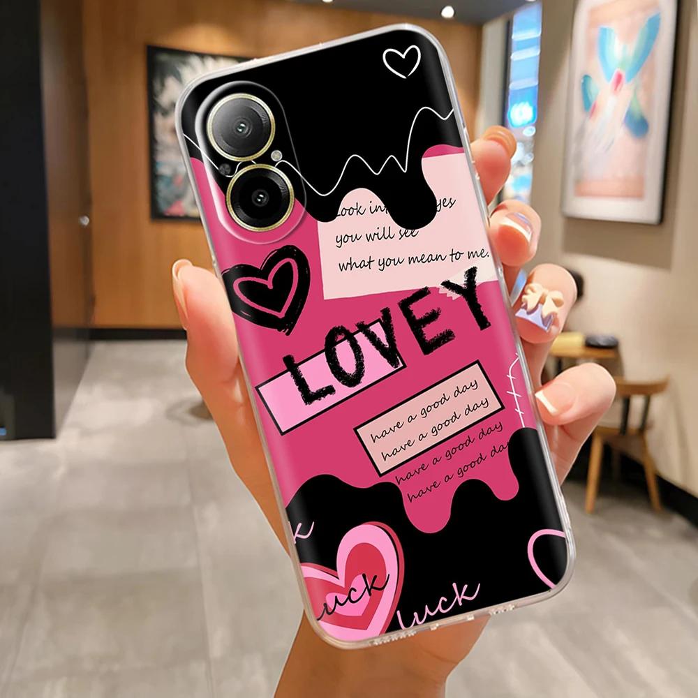For Oppo Realme C67 4G Case Phone Case Pretty Butterfly Patterns Soft Slim TPU Clear Silicone Bumper For Realme C67 4G RealmeC67