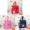 Kids Portable Canvas Lunch Box With Material For School And Outdoor Use