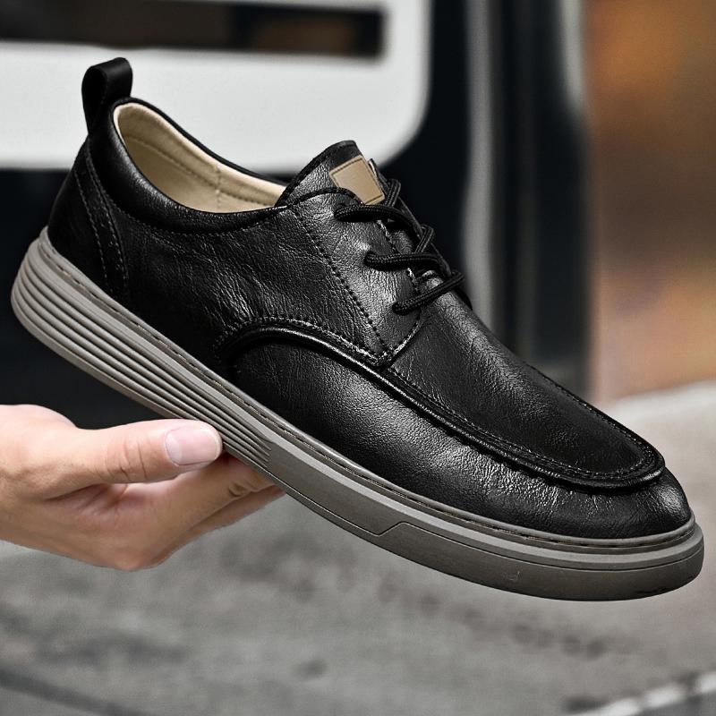 Luxury Brand Men's Shoes Genuine Leather Men Casual Shoes Classic Mens Comfortable Sneakers All-match Fashion Skate Footwear Men