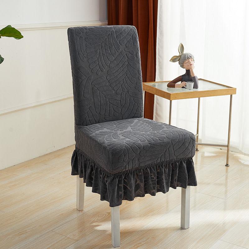1/3/6 Stück Jacquard Esszimmerstuhlbezug Spandex Elastischer Stuhlhusse Bezug Stretch Stuhlbezüge für Hochzeit Bankett Esszimmer