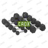 CAOX Rubber Hex Dumbbell Set