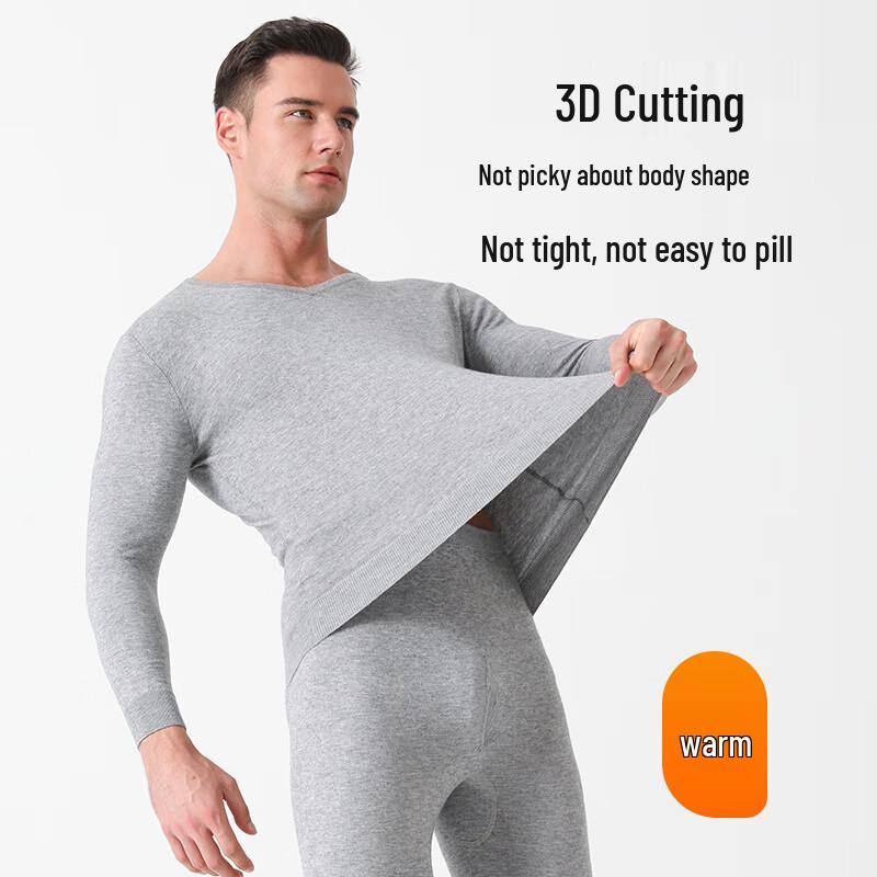 Men's Cashmere Blend Thermal Underwear Set