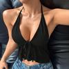 Women's Fashion Summer  Strap Sexy Backless Sleeveless Camisole Slim Backless Top