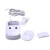 Independent Plug In Combustible Natural Gas Detector LCD Display Gas Leak Alarm with Voice Warning Alarm Sensor