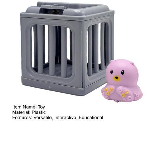 Kids Pool Diving Toys Fun Pond Game Weighted Bottom Dive Cage with Floating Sea Animals Pool Bath Toy Set for Swimming Outdoor Water Play Summer Gifts