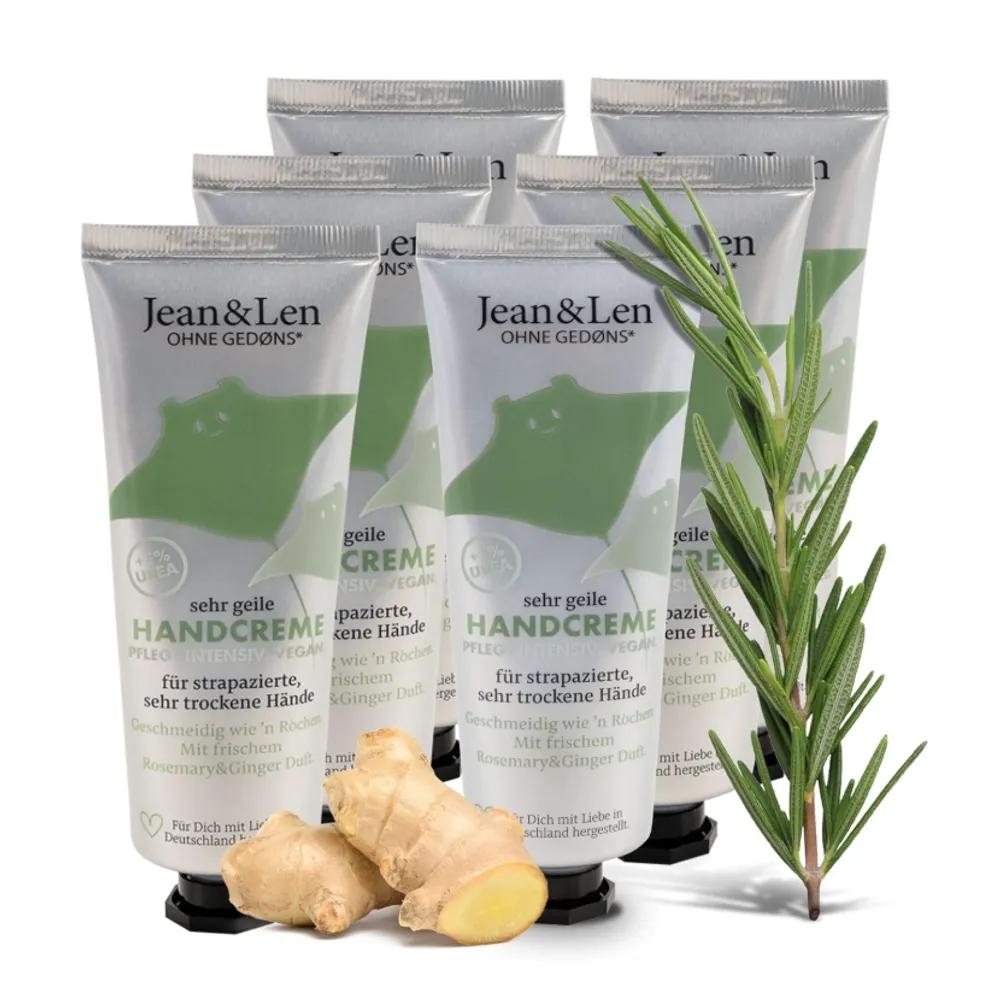 Jean & Len Jean&Len Крем для рук Розмарин и Имбирь 75 мл x 6