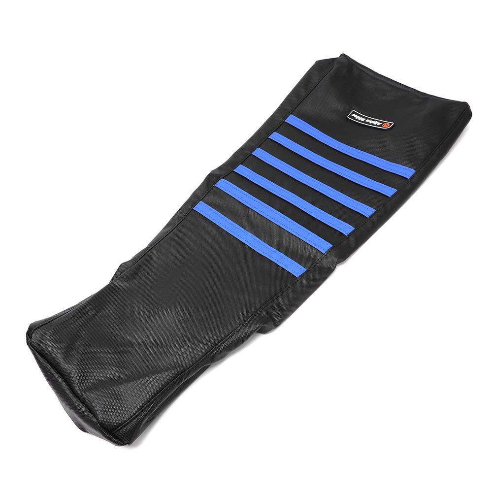 YFZ350 ATV RIBBED PVC Soft Seat Cover For 1987-2006 YAMAHA Banshee 350 YFZ350 ALL BLACK / BLUE RIBBED SEAT COVER Non-slip