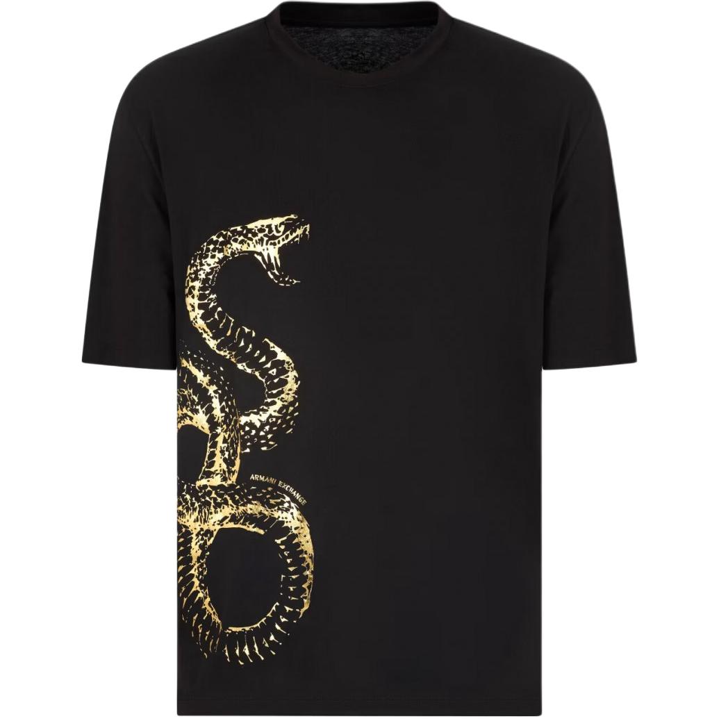Armani Exchange Animal Print Crew Neck