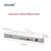8-Channel Phone & 8-Port Ethernet Fiber Optic Transceiver