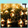 Vibrant Solar Powered Bee String Lights Ideal For Weddings And Holiday Celebrations