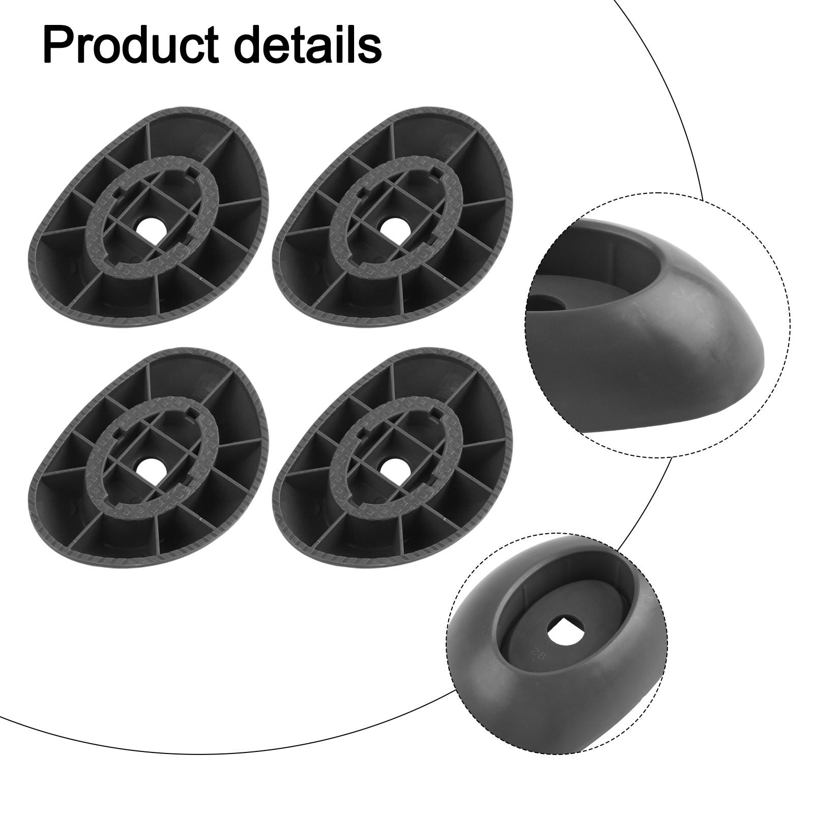 Custom Fit Leg End Cap Footings for Coleman For Power Steel Pool Brown Color