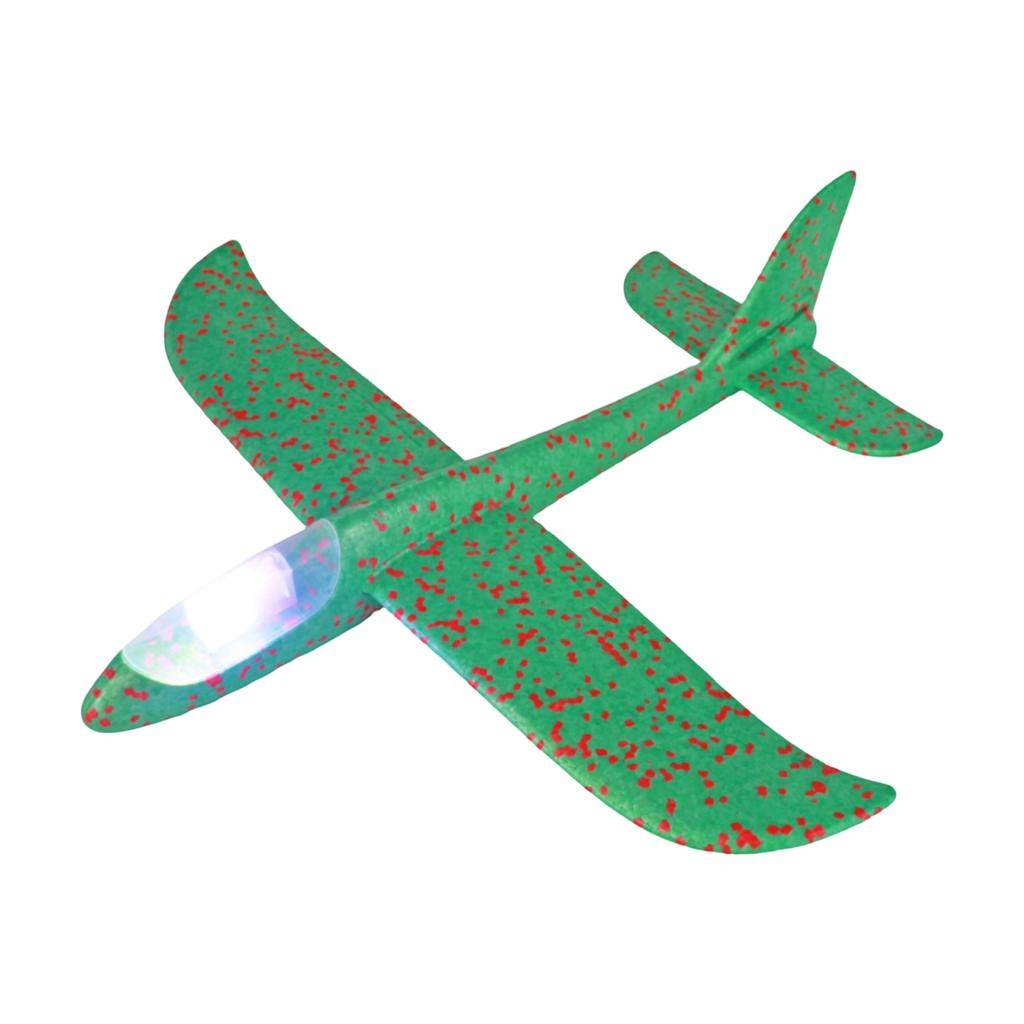 Hand- Foam Airplane, Stunt Glider, Children's Toy, Large Size(48cm Headlight Model)