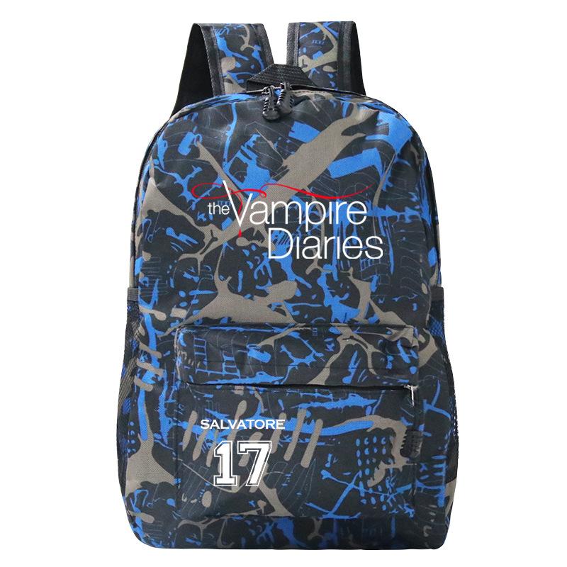 Vampire Diaries School Bag Casual Versatile Backpack