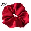 Minimalist Hair Scrunchies for Gifts Satin Scrunchies, High Elasticity Ties Women Girls, Non Slip Band, Elegant Styling Solid Color Ponytail