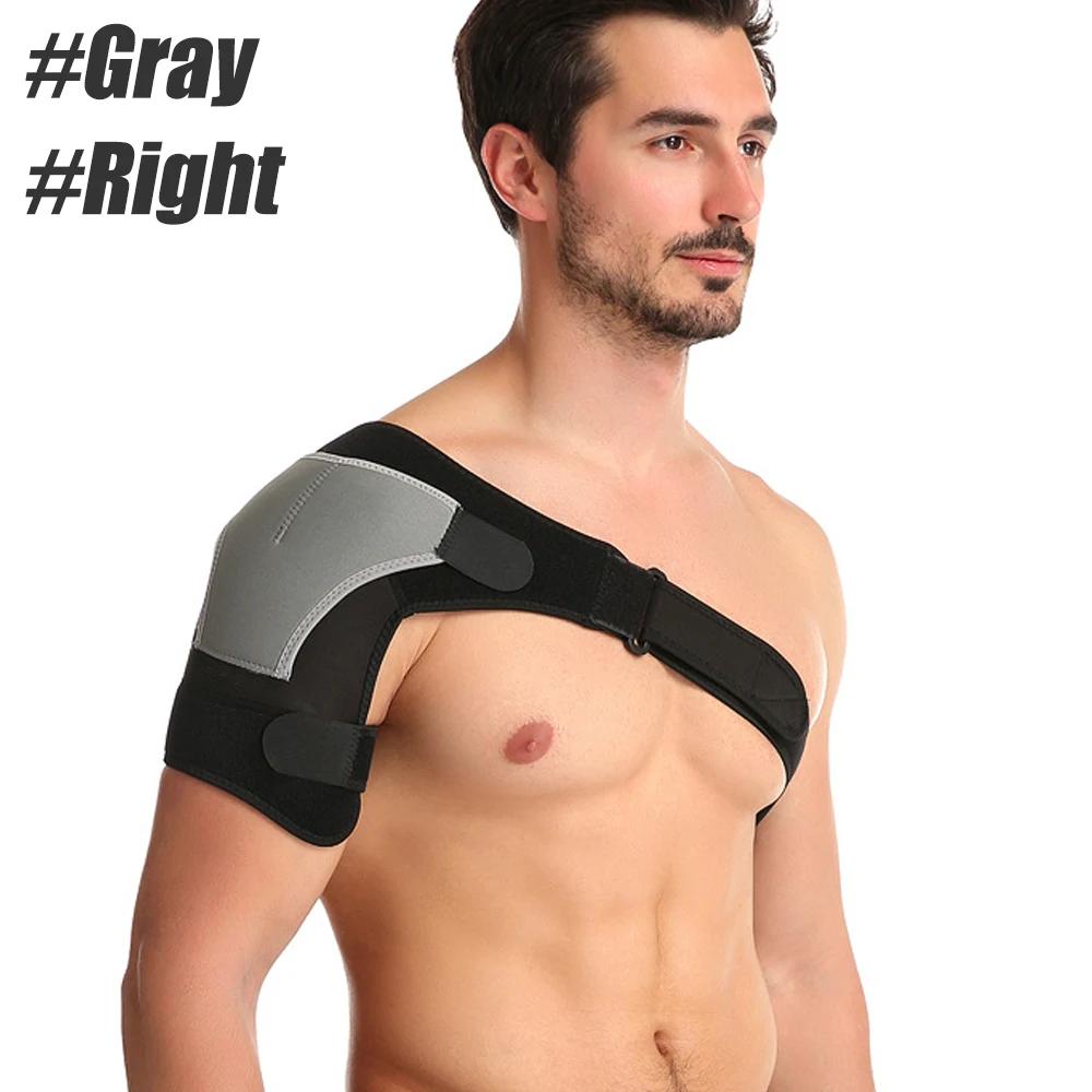 Sports Shoulder Stability Brace With Pressure Pad, For Torn Rotator Cuff, Dislocated Ac Joint, Labrum Tear, Shoulder Pain Relief