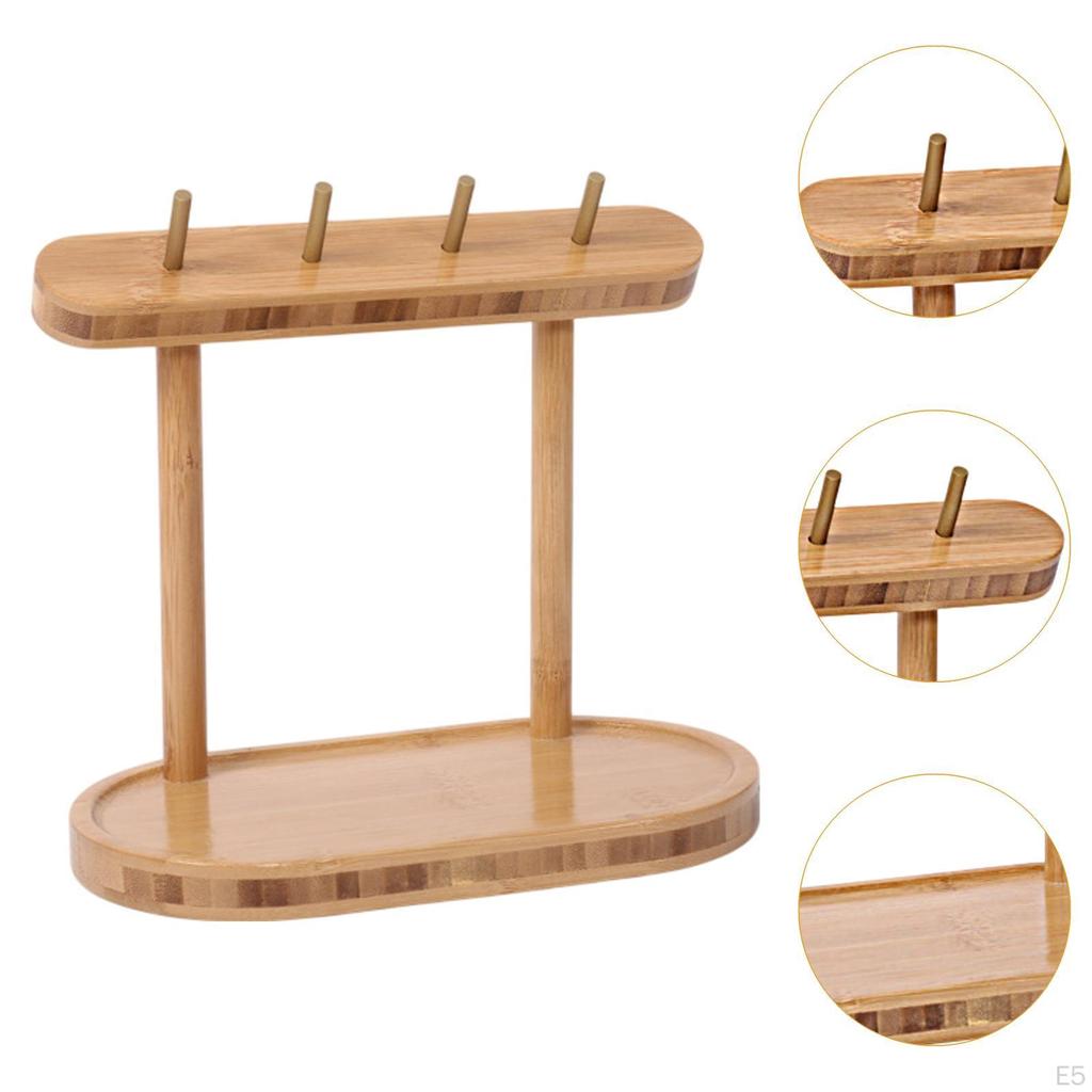 Key Holder Storage Rack, Nordic Decoration Wooden Gift Creative Jewelry Organizer Tray