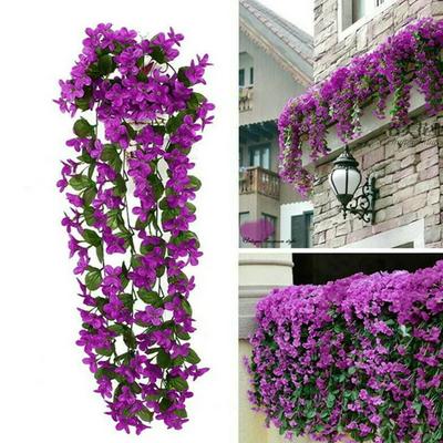 Künstliche Pflanzen, Wandbehang, Kunstblumen, Blattreben, Gartendekorationen