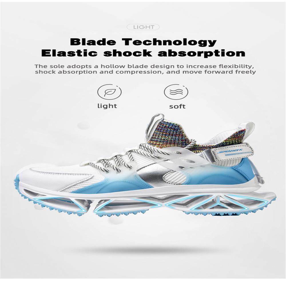 Fashion Men's Sporty Sneakers: Stylish, Airy, Anti-Slip, and Made to Last Outdoors