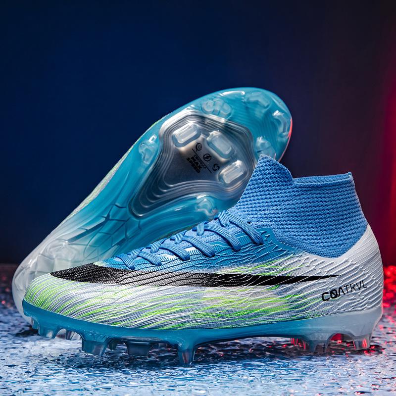 Unisex Cross-Border 17 Football Shoes, Studded for Artificial Turf, Suitable for Children, Teens, and Adults In Sports Training