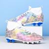 Football Shoes Men'S High Top Adult Grass Training Spikes Youth Student Game Football Shoes