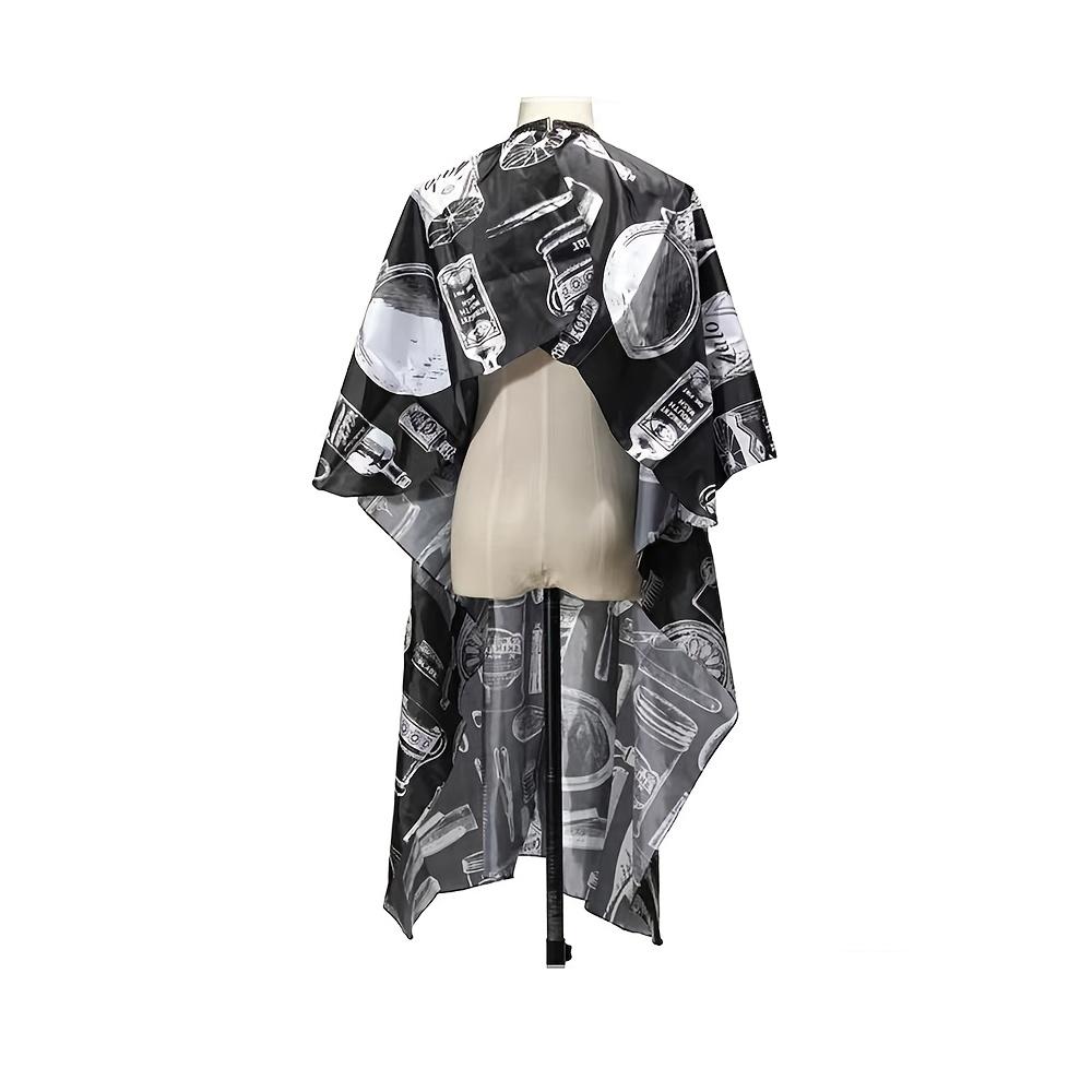 Professional Barber Cape for Hairdressing - Waterproof & Non-Stick Perm/Dyeing Bib with Stylish Print