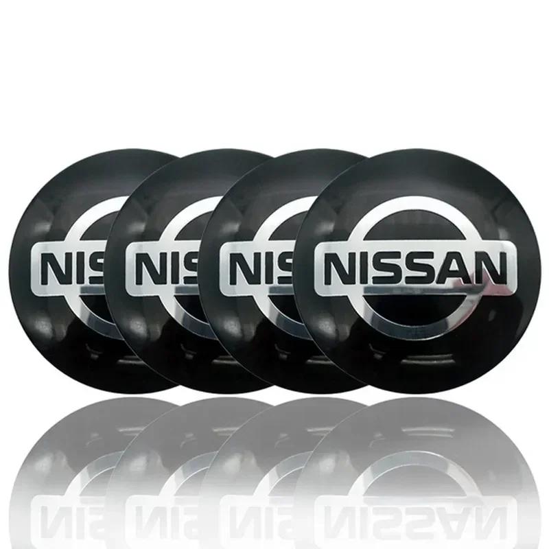 

Car Wheel Emblem Center Hub Stickers for Nissan Nismo GTR 370Z Qashqai Almera Navara Serena X-Trail Versa Patrol 56MM Decals
